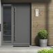 Smyth 1 Light 14 inch Natural White Outdoor Wall Light in Seeded Glass